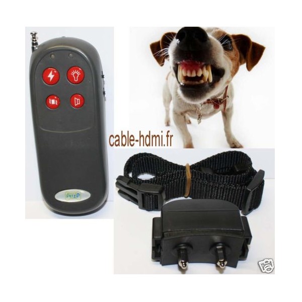 Collier de dressage chien Electrique Anti-aboiement Collier de dressage chien Electrique Anti-aboiement