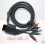 Cable YUV XBOX 360 - OR 24K Haute Définition HDTV 2m
